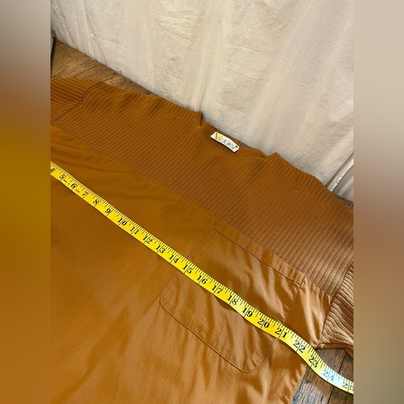 💛 LAURÈL – Bi-Material Mustard Top (Size 38) - Picture 10 of 13